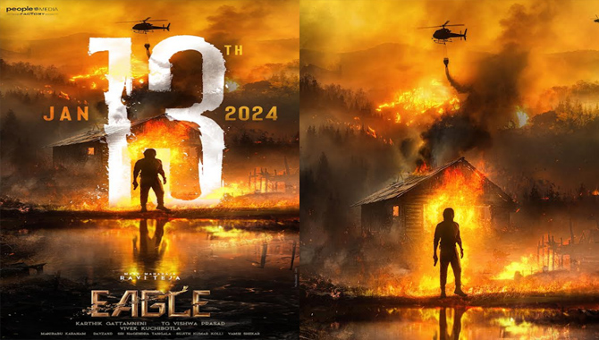 Ravi Teja, Karthik Gattamneni Eagle Arriving on January 13th