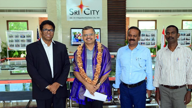AP Industries Secretary visits Sri City 