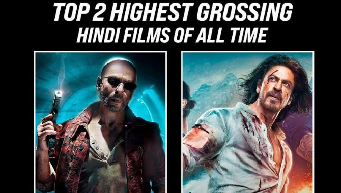 TOP TWO HIGHEST GROSSERS OF ALL TIME NOW BELONG TO SHAH RUKH KHAN