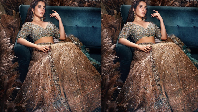 న‌డుము అందాల‌తో మాయ చేస్తున్న రాశీ