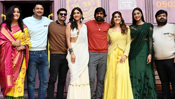 Pan Indian Film Tiger Nageswara Rao Roaring Trailer Unleashed Pan Indian Film Tiger Nageswara Rao Roaring Trailer Unleashed 2