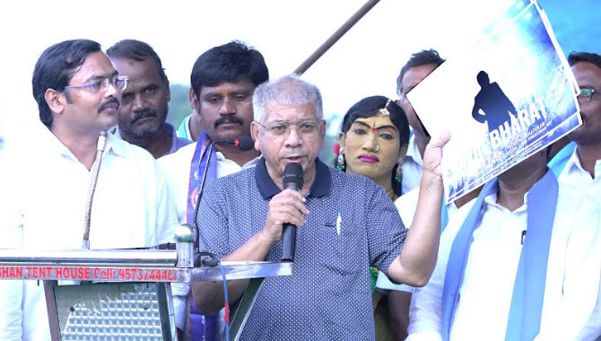 ‘జై భారత్’ సినిమా పోస్టర్‌ను ఆవిష్కరించిన  అంబేద్కర్ మనవడు