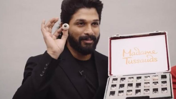 Allu Arjun becomes first Telugu actor to have wax statue at Madame Tussauds Dubai