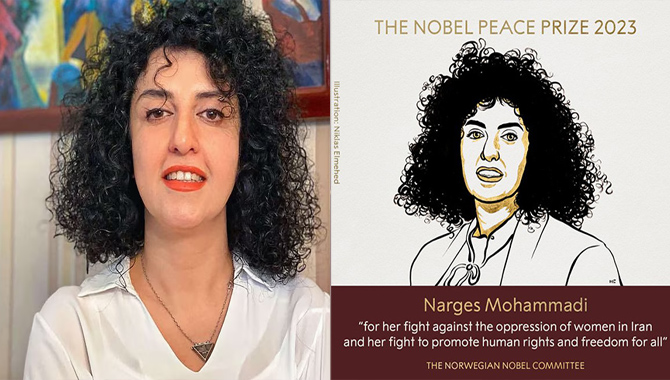నర్గెస్ మొహమ్మదికి నోబెల్ శాంతి బహుమతి