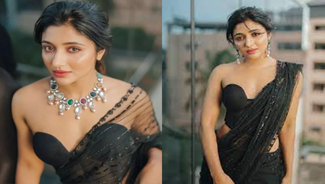 టాప్‌లెస్ అందాలతో మిర్నా క్లీవేజ్ షో