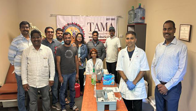 విస్తృత స్వీకారంతో ఆదర్శప్రాయంగా జరిగిన తామా తానా వాల్‌గ్రీన్స్ ఉచిత ఫ్లూ టీకాల కార్యక్రమం