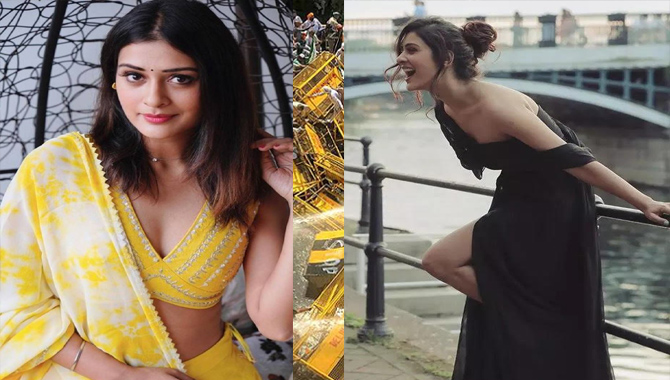 థై స్లిట్ ఫ్రాక్‌లో మ‌తి పోగొడుతున్న పాయ‌ల్