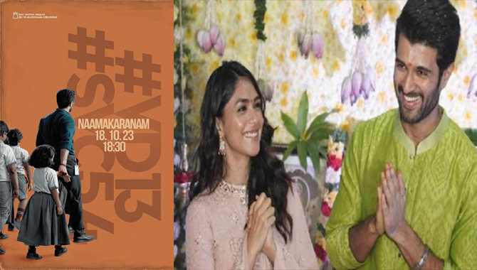 Vijay DeverakondaVD13/SVC54 official naamakaranam with small title teaser on Oct 18