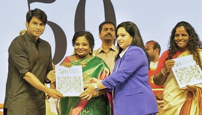 50 Inspiring Women Book Telangana Edition Was Launched By Telangana Governor Tamilisai Soundararajan 2 