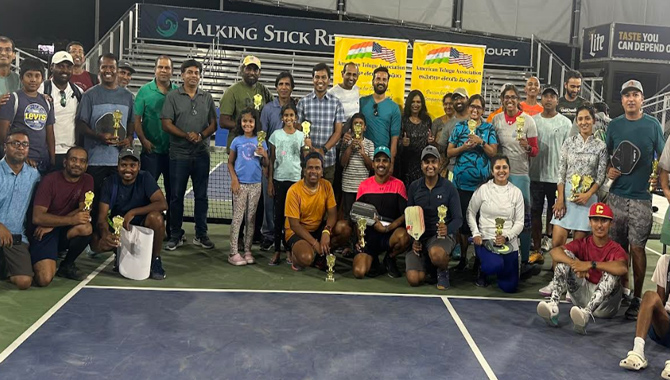 ATA – Indo American Pickle Ball Tournament Phoenix Arizona