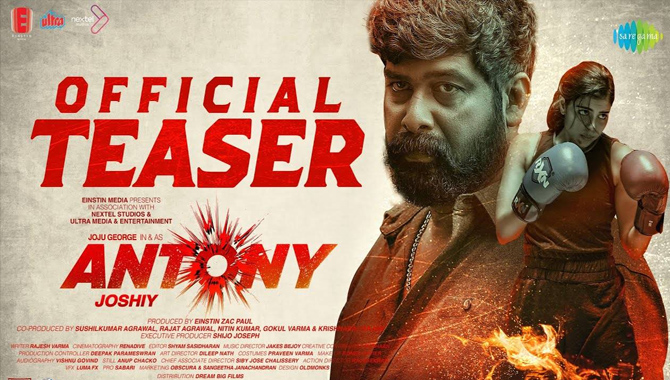The teaser of the most anticipated Joshiy and Joju George movie ‘Antony’ released