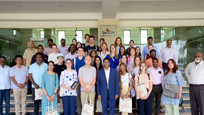 Faculty and Students delegation from University of Gottingen visits Sri City 