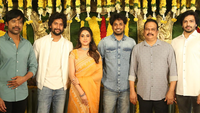 Nani, Vivek Athreya Saripodhaa Sanivaaram Launched Grandly
