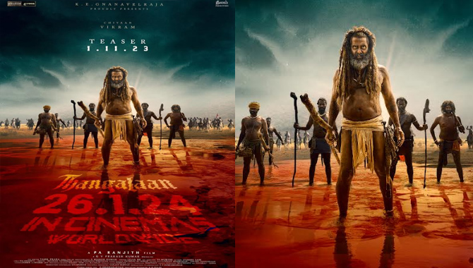 జనవరి 26న రిలీజ్ కానున్న చియాన్ విక్రమ్ “తంగలాన్”, నవంబర్ 1న టీజర్ విడుదల