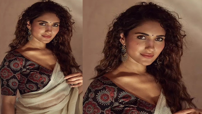 చీర‌లో సెగ‌లు రేపుతున్న రుహానీ