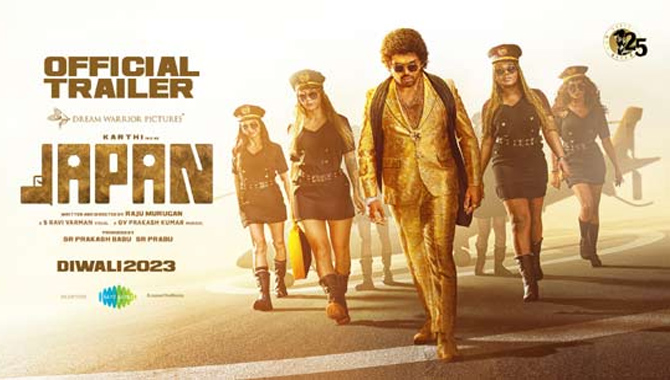 Karthi Japan Whacky Fun-filled Theatrical Trailer Unleashed