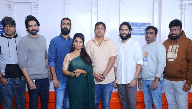 నాగ చైతన్య క్లాప్ తో సంతోష్ శోభన్, అలేఖ్య హారిక హీరో హీరోయిన్లుగా కొత్త సినిమా ప్రారంభం