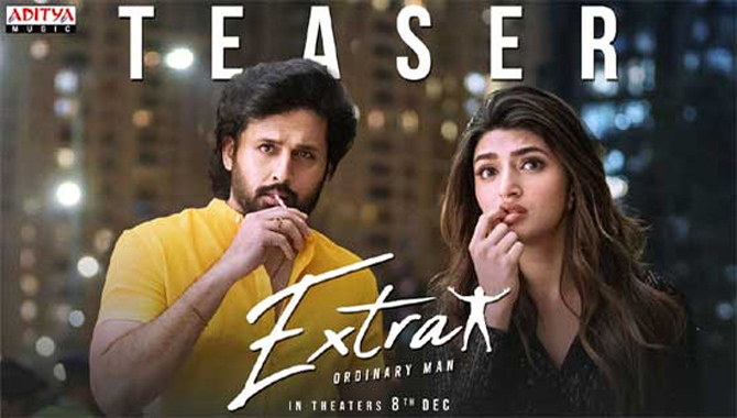 Nithiin EXTRA – Ordinary Man teaser out now Nithiin EXTRA – Ordinary Man teaser out now