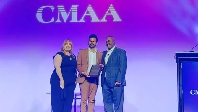 అమెరికాలో యంగ్ ప్రొఫెషనల్ అవార్డు అందుకున్న శరత్ చంద్రారెడ్డి