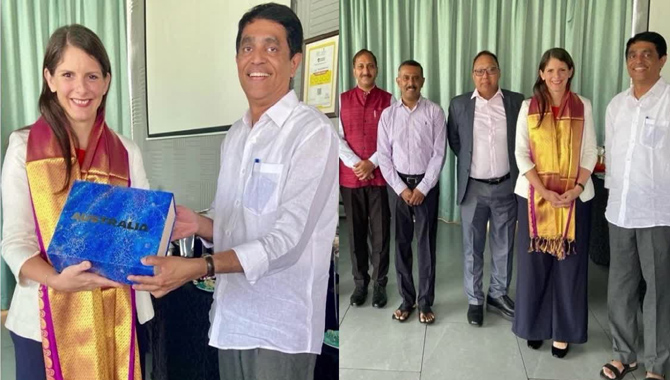 ఆర్థికమంత్రిని కలిసిన ఆస్ట్రేలియా కాన్సుల్ జనరల్