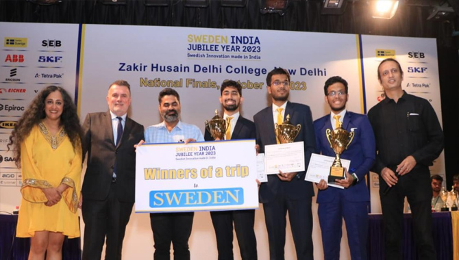 Osmania medical college, hyderabad wins the Sweden india nobel memorial national quiz 2023