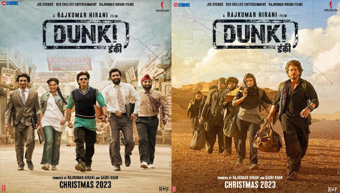 Catch the most amazing ensemble cast of Dunki in the two posters launched today!