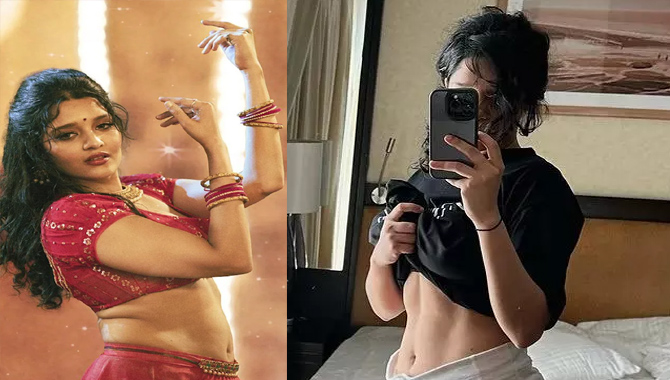 టీ షర్ట్ను పైకెత్తి మరీ ఎక్స్పోజ్ చేస్తున్న రితికా టీ షర్ట్ను పైకెత్తి మరీ ఎక్స్పోజ్ చేస్తున్న రితికా