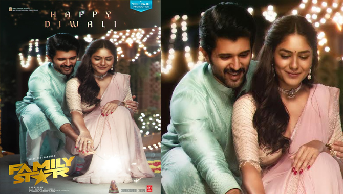 Diwali Lights Up the Anticipation for Vijay Deverakonda’s “Family Star” First Single Soon