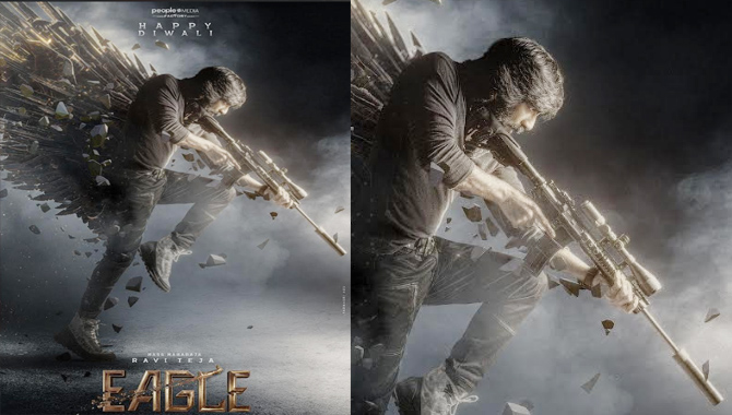 Ravi Teja Eagle Concept Poster Unveiled