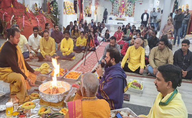 ఫిలడెల్ఫియా తెలుగుదేశం ఎన్నారై ఆధ్వర్యంలో శాంతి హోమం