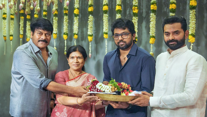 మెగాస్టార్ చిరంజీవి #Mega156 రెగ్యులర్ షూటింగ్ ప్రారంభం