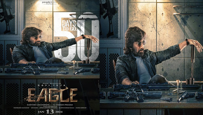 Ravi Teja Eagle Shooting Completed, In Theatres In 50 Days