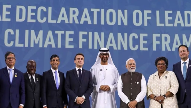 కాప్-28 డిక్లరేషన్ పై సంతకం చేయని భారత్.. అమెరికా కూడా