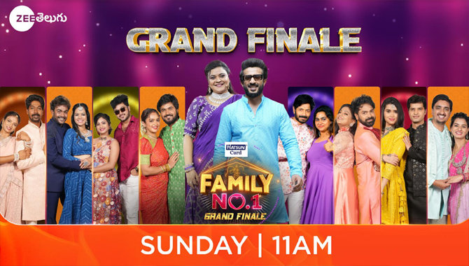 Zee Telugu’s gears up for Family No. 1 Grand Finale Premiering on December 10th & 17th at 11 am!