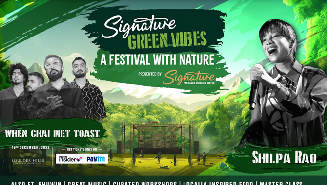 Signature Packaged Drinking Water returns bigger, better and livelier with ‘Green Vibes’ Festival in Telangana