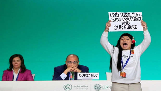 కాప్ 28 సదస్సులో అనూహ్య పరిణామం