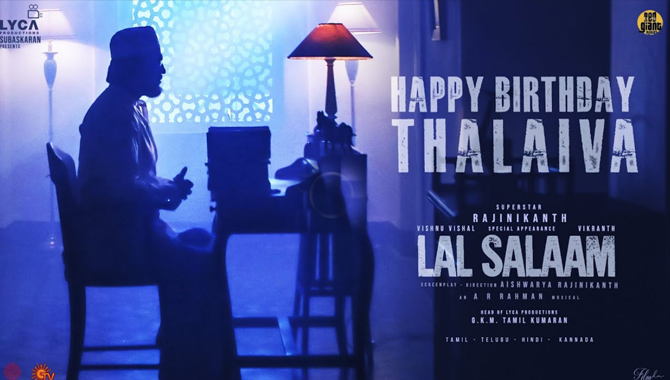 Team “LalSalaam” wishes MOIDEEN BHAI Superstar Rajinikanth