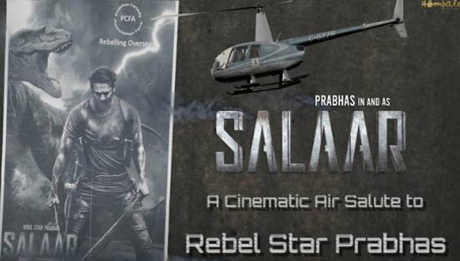 ఆరు హెలికాప్టర్లతో ప్రభాస్ కు సినిమాటిక్ సెల్యూట్ చేసిన కెనడా ఫ్యాన్స్