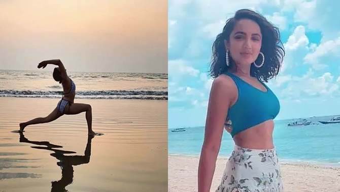 బికినీలో తెలుగమ్మాయి సూర్య న‌మ‌స్కారం