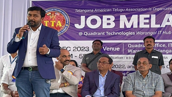 టిటిఎ ప్రెసిడెంట్‌ వంశీ రెడ్డి ఆధ్వర్యంలో టిటిఎ జాబ్‌ మేళా విజయవంతం…