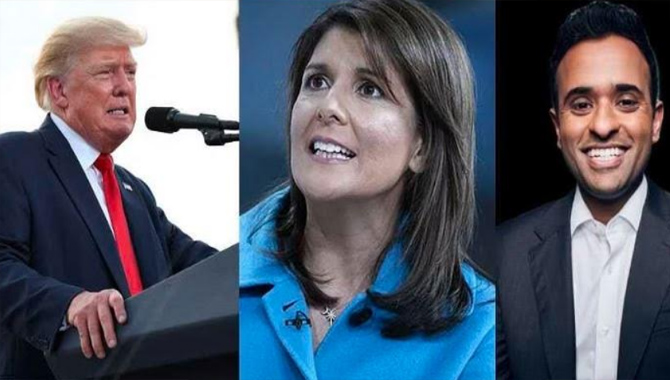 రిపబ్లికన్ అధ్యక్ష అభ్యర్థిత్వ రేసులో… రిపబ్లికన్ అధ్యక్ష అభ్యర్థిత్వ రేసులో…