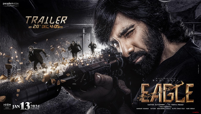 రవితేజ ‘ఈగల్’ ట్రైలర్ డిసెంబర్ 20న విడుదల