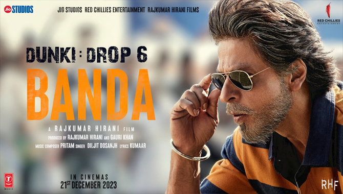 Dunki Drop 6: Diljit Dosanjh brings his vivacious energy to Dunki’s  latest track ‘BANDA’