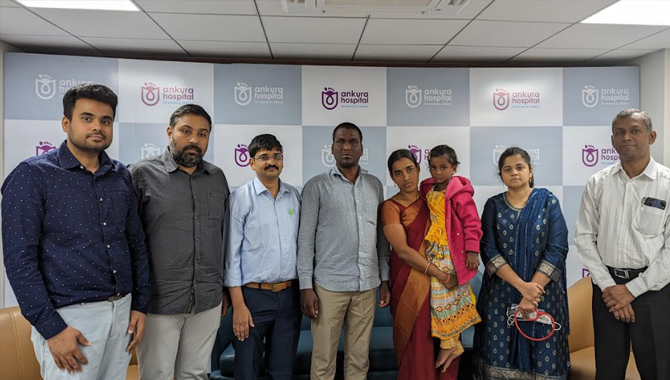 Ankura Hospital saves life of a Six-Year-Old Battling Dengue-Multi Organ Dysfunction Syndrome, perforation peritonitis