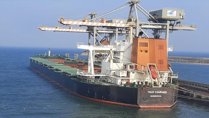 Adani Gangavaram Port achieves another milestone by berthing deepest draft vessel