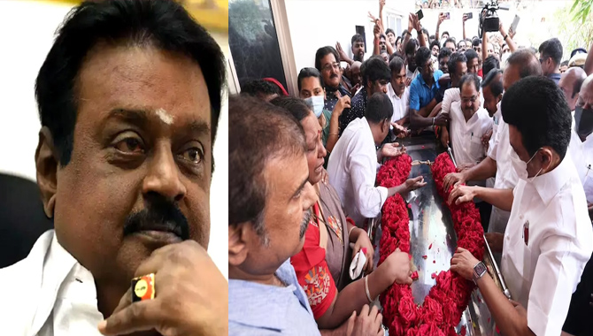 తమిళ హీరో, డీఎండీకే అధినేత విజయకాంత్‌ కన్నుమూత