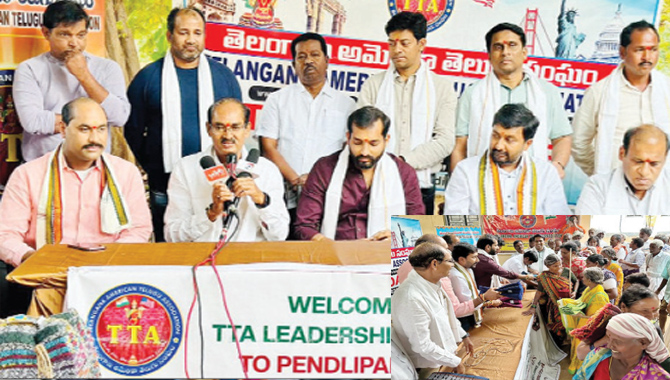 నల్లగొండ జిల్లాలో టీటీఏ ఆధ్వర్యంలో దుప్పట్ల పంపిణీ