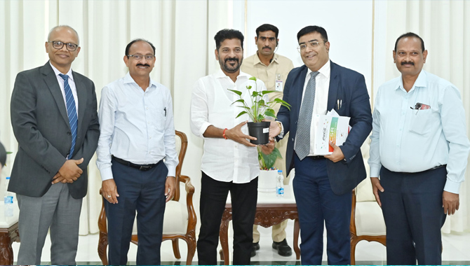 సీఎం రేవంత్ తో పార్లమెంటరీ స్టాండింగ్ కమిటీ భేటీ