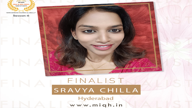 అందాల పోటీలో శ్రావ్య చిల్లకు కిరీటం