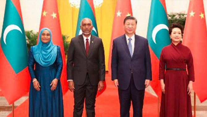 చైనాతో మాల్దీవులు చెట్టపట్టాల్…